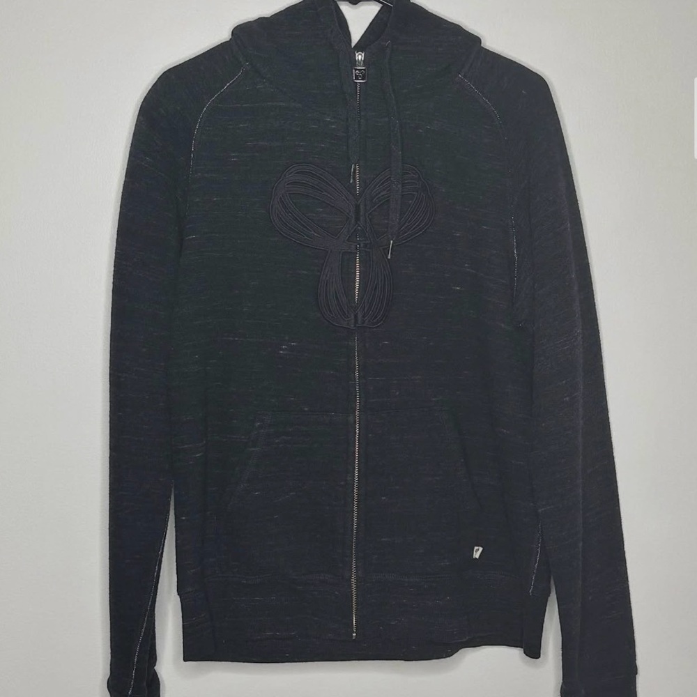 TNA Dark Grey Zip Up Hoodie